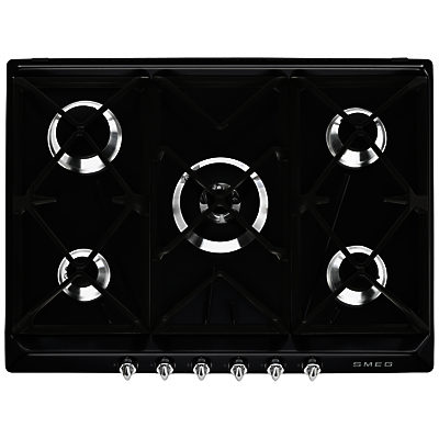 Smeg SR975NGH Victoria Gas Hob, Black